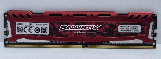 Оперативная память Crucial Ballistix BLS4G4D240FSE 4GB DDR4 2400MHz Оперативная память Crucial Ballistix BLS4G4D240FSE 4GB DDR4 2400MHz