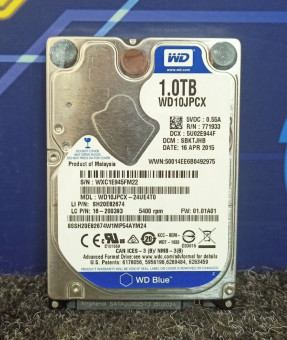 Жёсткий диск 2.5" WD 1TB WD10JPCX