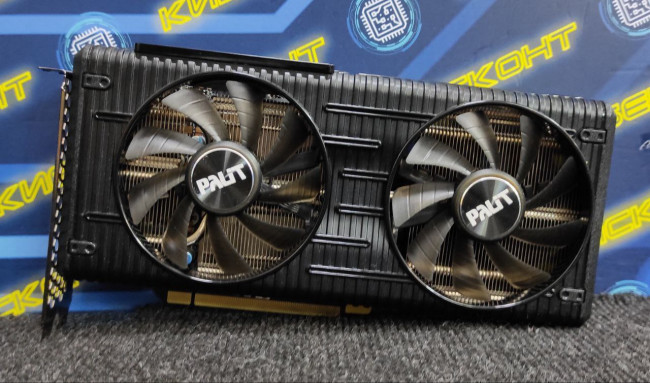 Видеокарта Palit GeForce RTX 3050 Dual 8GB Видеокарта Palit GeForce RTX 3050 Dual 8GB