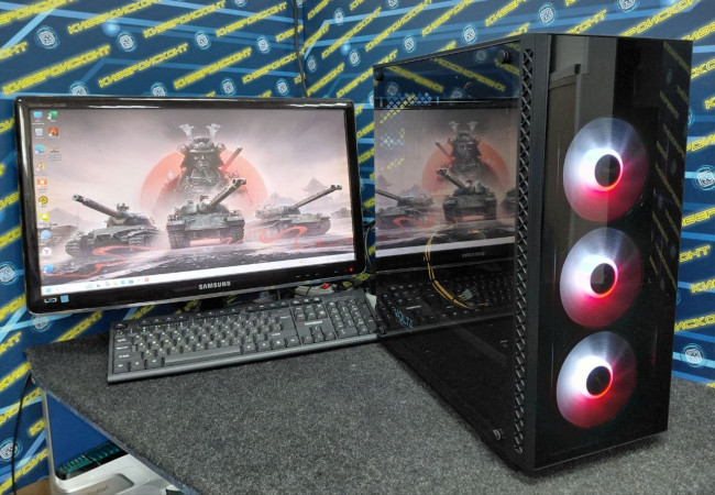 Игровой системный блок (R5-5600, 16GB, SSD256GB, HDD1TB, RX 6600 XT 8GB) Игровой системный блок (R5-5600, 16GB, SSD256GB, HDD1TB, RX 6600 XT 8GB)