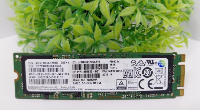 SSD-накопитель Samsung MZ-NLN256A 256GB M.2  