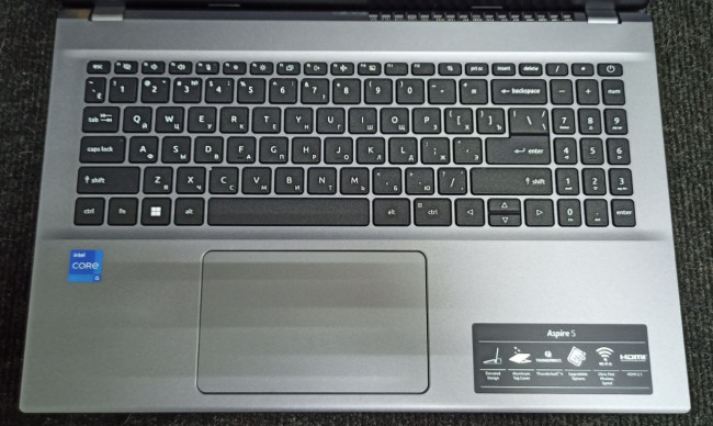 Ноутбук Acer A515-57-506D 15.6" (i5-12450H, 16GB, SSD512GB, iUHD) Ноутбук Acer A515-57-506D 15.6" (i5-12450H, 16GB, SSD512GB, iUHD)
