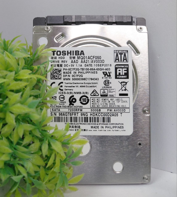 Жёсткий диск 2.5" Toshiba MQ01ACF050 500 ГБ