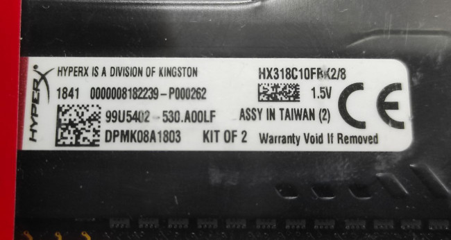 Оперативная память Kingston HyperX FURY Black HX318C10FBK2/8 8GB(2x4GB) DDR3 1866 Mhz Оперативная память Kingston HyperX FURY Black HX318C10FBK2/8 8GB(2x4GB) DDR3 1866 Mhz