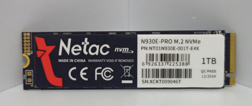 SSD-накопитель Netac N930E-PRO m.2 NVMe 1TB SSD-накопитель Netac N930E-PRO m.2 NVMe 1TB