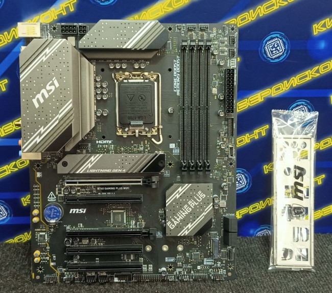 Материнская плата MSI B760 Gaming Plus Wi-Fi/DDR5 Black