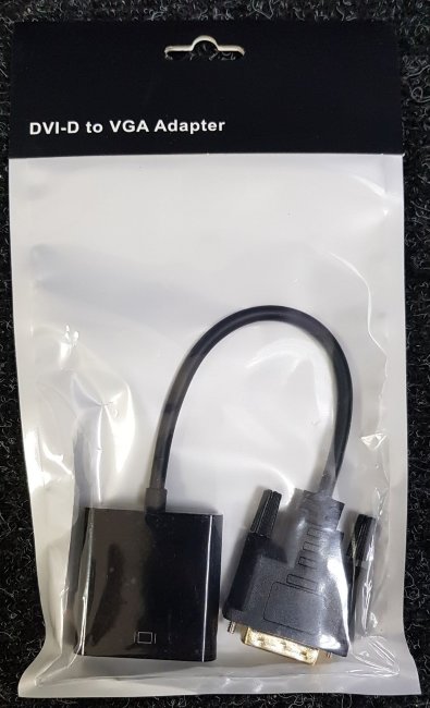 Переходник DVI-D to VGA (Adapter) Переходник DVI-D to VGA (Adapter)