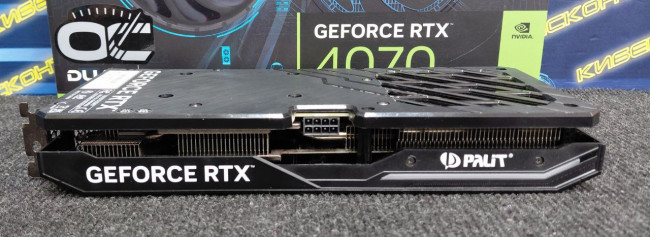 Видеокарта Palit GeForce RTX 4070 Dual OC 12GB Видеокарта Palit GeForce RTX 4070 Dual OC 12GB