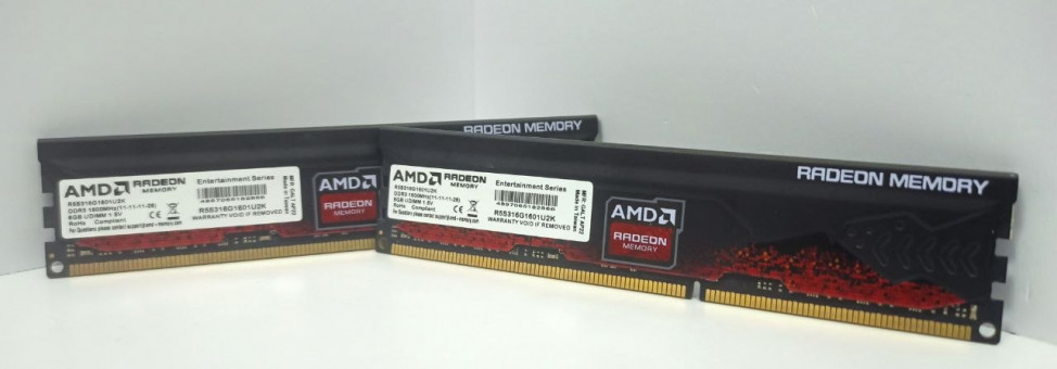 Оперативная память AMD Radeon (R5S316G1601U2K) 16GB DDR3 2X8GB,1600Mhz Оперативная память AMD Radeon (R5S316G1601U2K) 16GB DDR3 2X8GB,1600Mhz