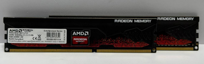 Оперативная память AMD (R5S38G1601U1K) 8GB DDR3 2X4GB, 1600Mhz Оперативная память AMD (R5S38G1601U1K) 8GB DDR3 2X4GB, 1600Mhz