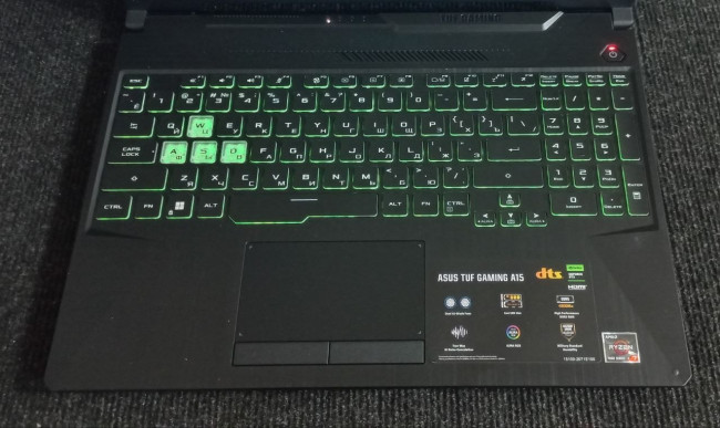 Игровой ноутбук Asus TUF Gaming A15 FA506N 15.6" (R7-7445HS, 16GB, SSD512, RTX 3050 4GB)