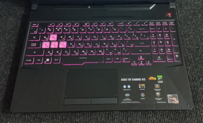 Игровой ноутбук Asus TUF Gaming A15 FA506N 15.6" (R7-7445HS, 16GB, SSD512, RTX 3050 4GB)