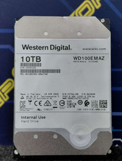 Жёсткий диск 3.5" WD WD100EMAZ 10TB 