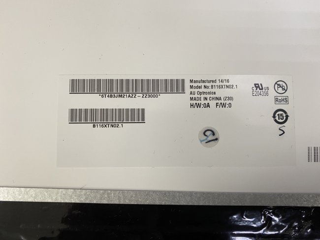 Матрица для ноутбука B116XTN02.1 11.6" 30Pin Матрица для ноутбука B116XTN02.1 11.6" 30Pin