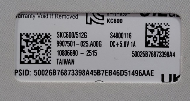 SSD накопитель Kingston SKC600/512G 512GB
