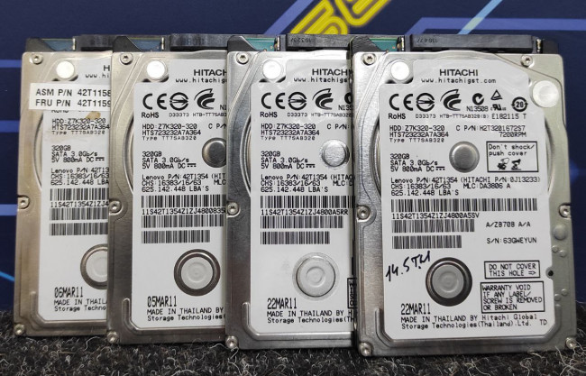 Жёсткий диск 2.5" Hitachi Z7K320-320 320GB  