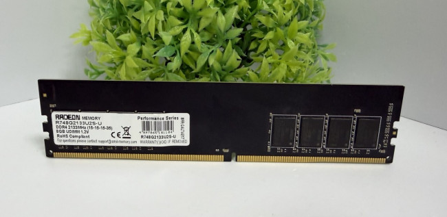 Оперативная память AMD (R748G2133U2S-U) 8GB DDR4 2133Mhz Оперативная память AMD (R748G2133U2S-U) 8GB DDR4 2133Mhz