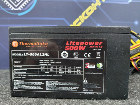 Блок питания Thermaltake LT-500AL2NL 500w 