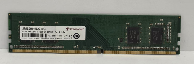 Оперативная память Transcend JM3200HLG-8G 8GB/DDR4/3200Mhz Оперативная память Transcend JM3200HLG-8G 8GB/DDR4/3200Mhz