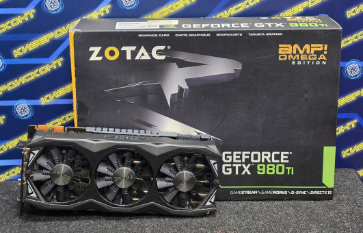 Видеокарта Zotac AMP! Omega GTX 980 Ti 6GB GDDR5 Видеокарта Zotac AMP! Omega GTX 980 Ti 6GB GDDR5