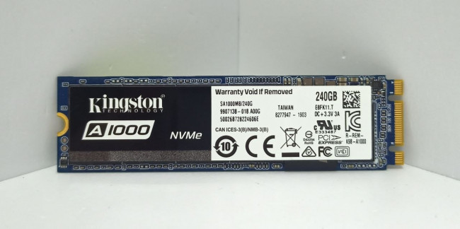 SSD-накопитель Kingston A1000 M.2 240GB SSD-накопитель Kingston A1000 M.2 240GB