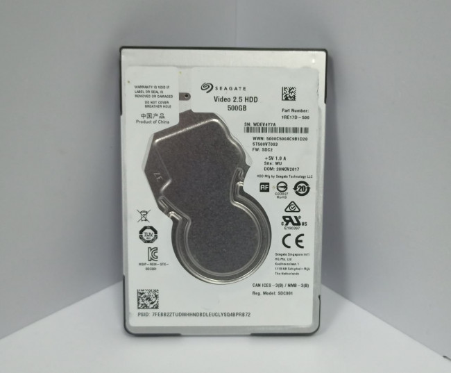 Жёсткий диск 2.5" Seagate 500GB ST500VT003