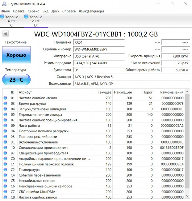 Жёсткий диск 3.5" WD  1TB WD1004FBYZ