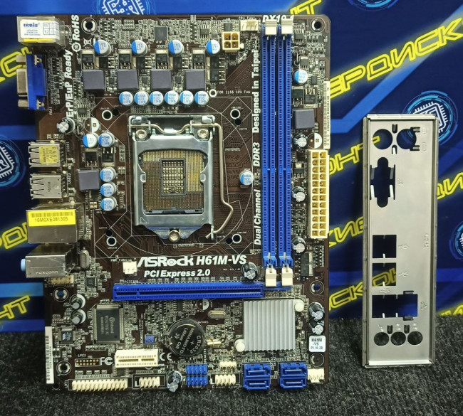 Материнская плата AsRock H61M-VS LGA1155 DDR3